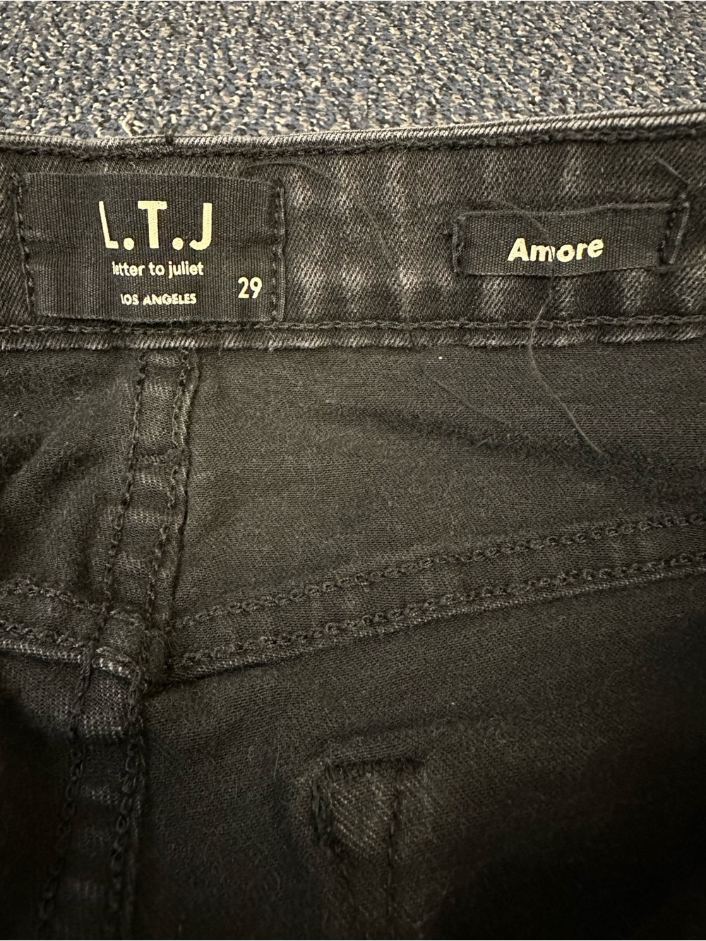 Letter to Juliet Amore Women's Black Skinny Jeans - Size 29
